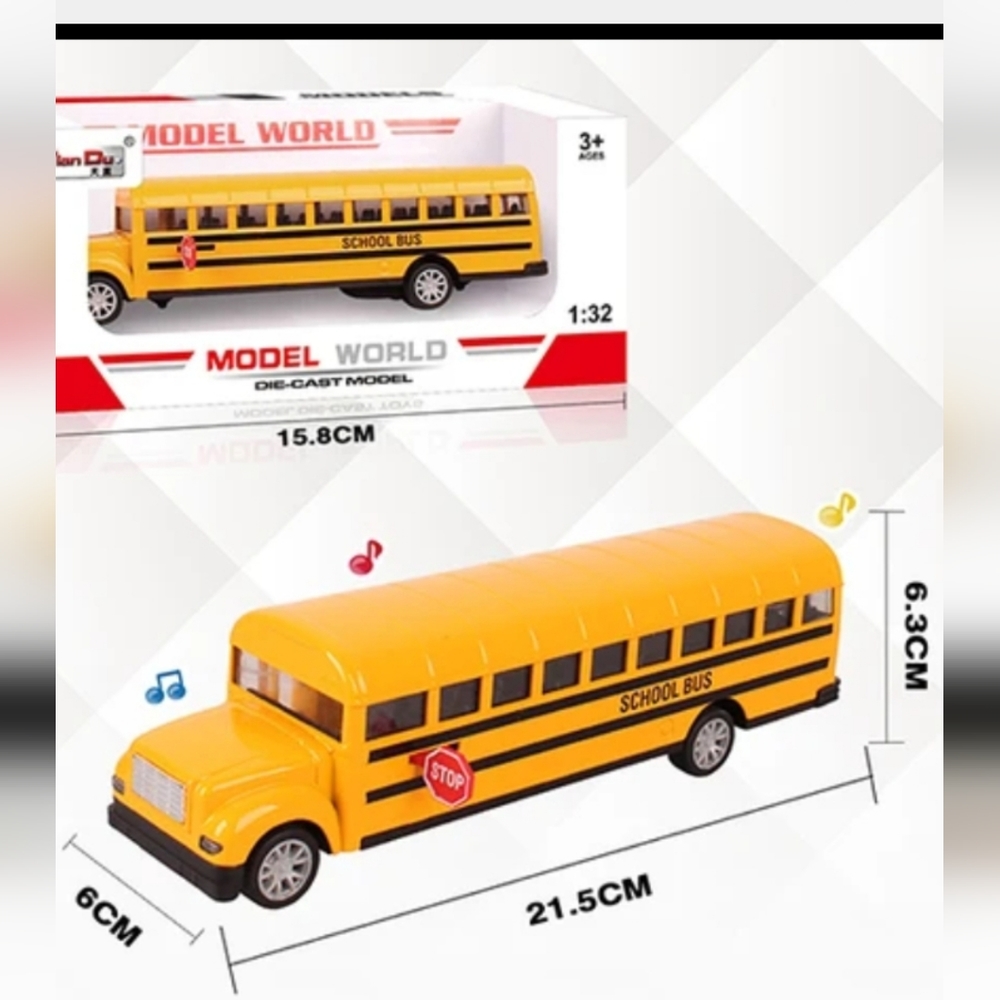 2/55$ World model die-cast school bus